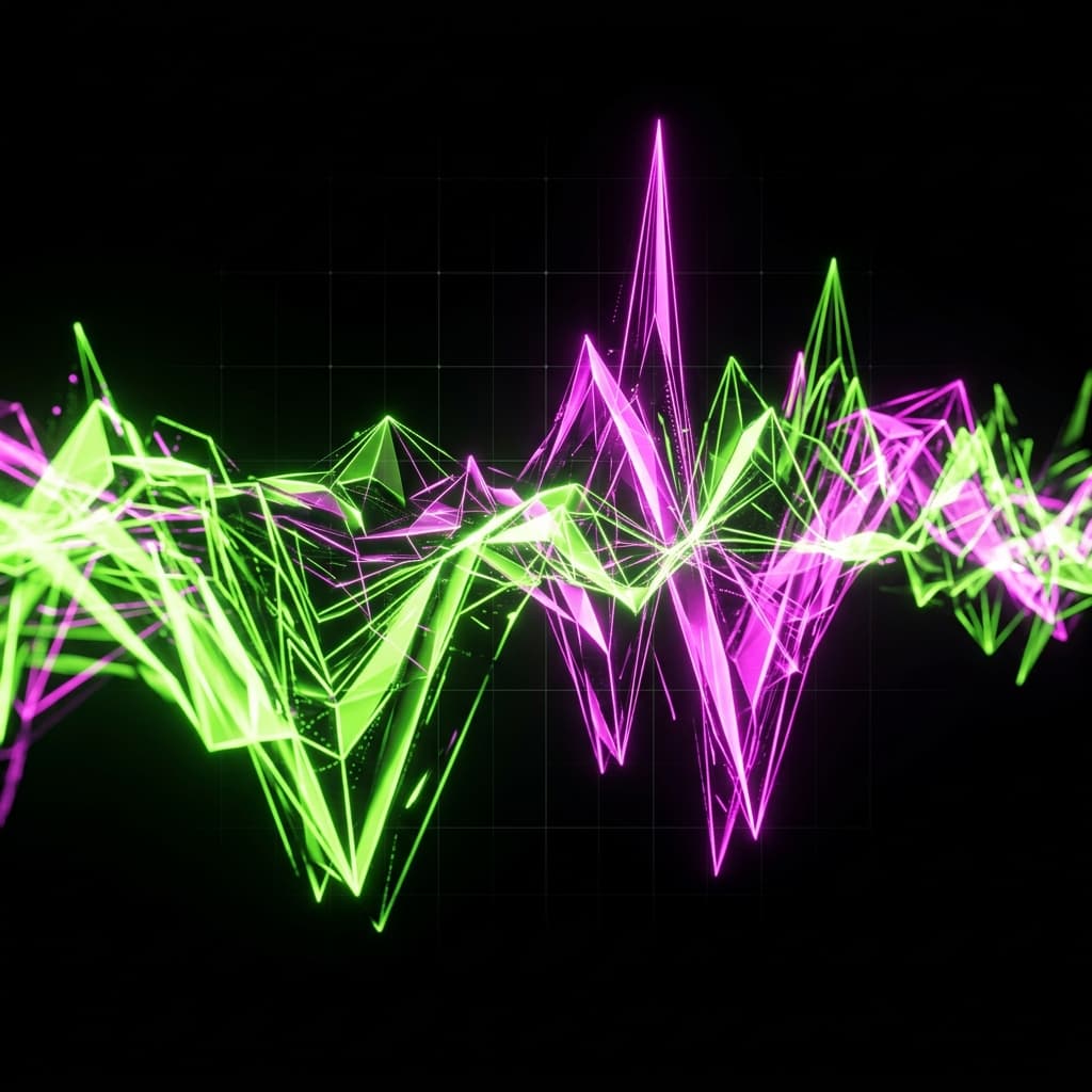 AI voice wave visualization